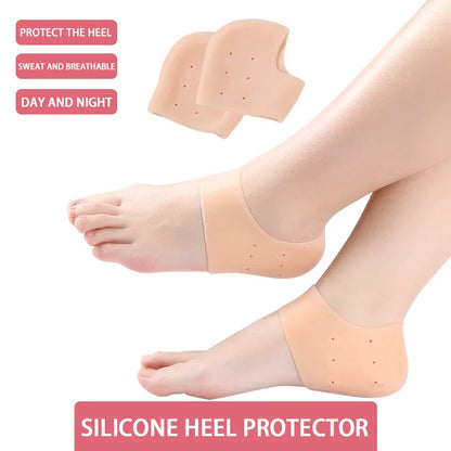 Heel Protector Silicone pads Heel Spur for shoe inserts Pads heel cushions gel heel pad silicone Heel Pain Reduce