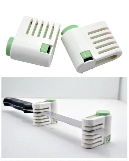 2pcs 5 Layers DIY Cake Bread Cutter Leveler Slicer Set Cutting Fixator Tools cake decorating tools For Kitchen