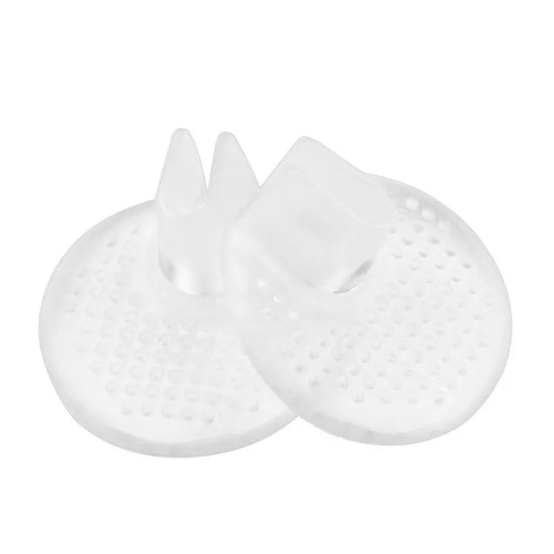 1 Pair Transparent Gel Shoes Inserts shoe-pad Cushion Flip Flop Sandals Toe Separator Massage Shoe Insole Cushion dropship