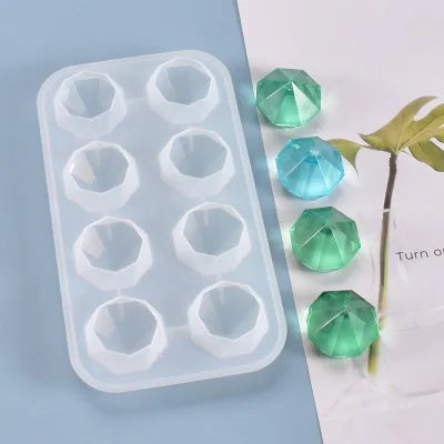 3D Crystal Irregular Stone Silicone Mold for Epoxy Resin Jewelry Making DIY Crafts