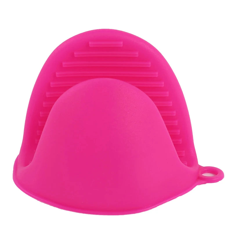 Oven Mitts Silicone Heat Resistant Gloves Clips Insulation Non Stick Anti-slip Pot Bowel Holder Clip Cooking Baking Kitchen Acce