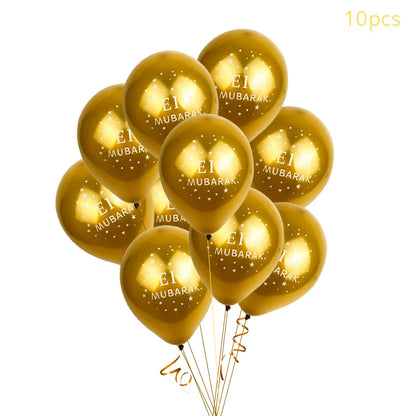 Meidding Ramadan paper gift box Kareem Decoration Eid Mubarak banner home decor Eid al-fitr Ramadan Mubarak packing Decor ballon