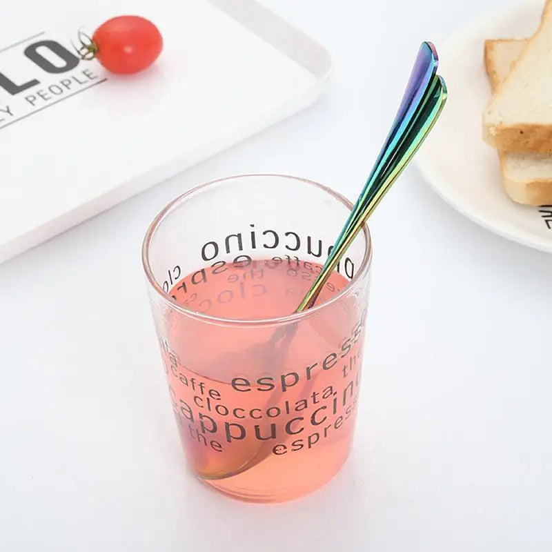 Stainless Steel Latte Long Tea Coffee Spoon Soda Ice Cream Dessert Sundae Spoons