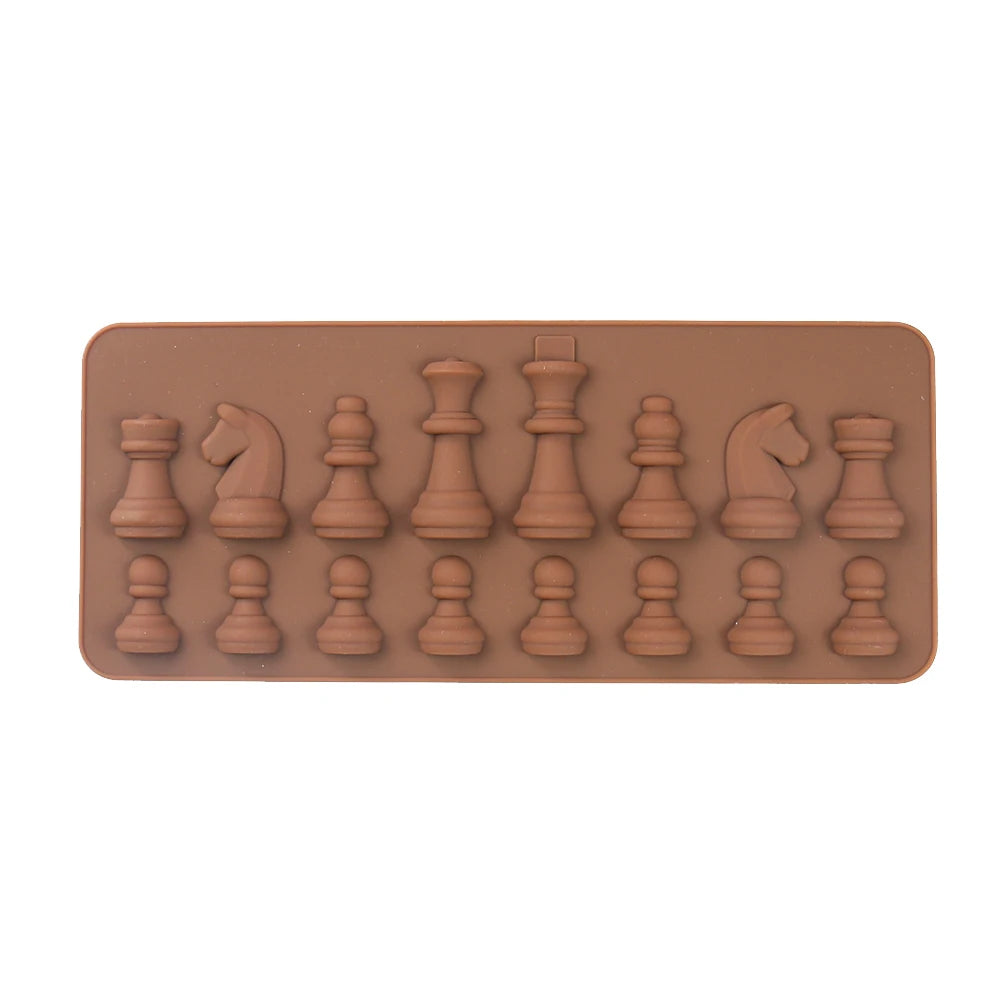 DIY Cake Mold Chess Shaped Chocolate Molds Ice Cube Mould Baking Mould Silicone Mold Cake Decorating Tools Kitchen Accessories