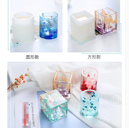 DIY Storage Pen Holder Silicone Mold DIY UV Resin  Jewelry Mold Craft Mold Jewelry Expoxy Resin Molds for Jewelry Making Tool