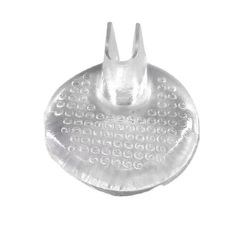 1 Pair Transparent Gel Shoes Inserts shoe-pad Cushion Flip Flop Sandals Toe Separator Massage Shoe Insole Cushion dropship