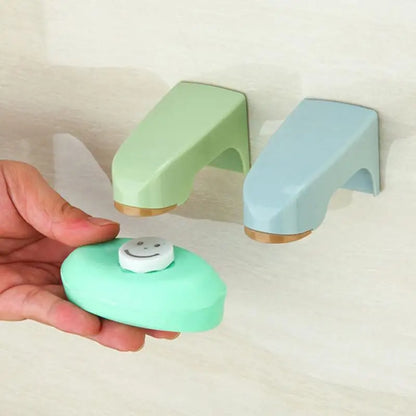 Dropship Magnetic Soap Rack No Drilling Wall Mounted Soap Holder Soap Dish Bathroom Accessories Soap Holder Dishes Self Adhesive