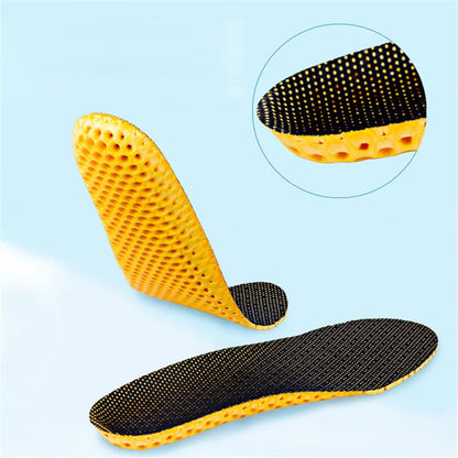 Memory Foam Insoles For Shoes Sole Mesh Deodorant Breathable Cushion Running Insoles For Feet Man Women Orthopedic Insoles