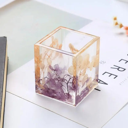 DIY Storage Pen Holder Silicone Mold DIY UV Resin  Jewelry Mold Craft Mold Jewelry Expoxy Resin Molds for Jewelry Making Tool