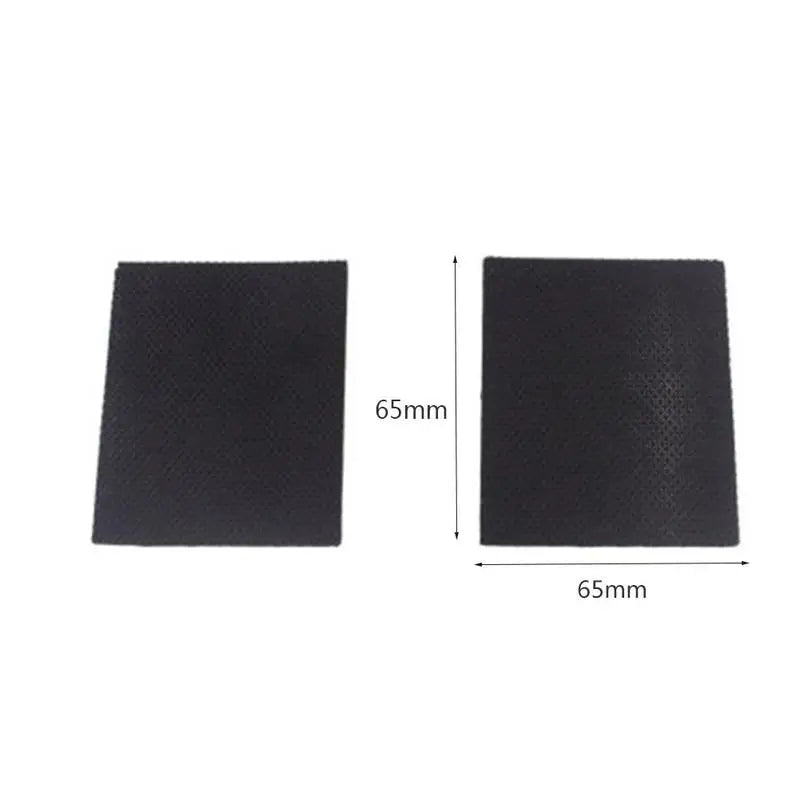 1 Pair Black Shoe Heel Protector Silent Pad High Heel Wear-resistant Sole Non-slip Stickers Self-adhesive Rubber Sticker