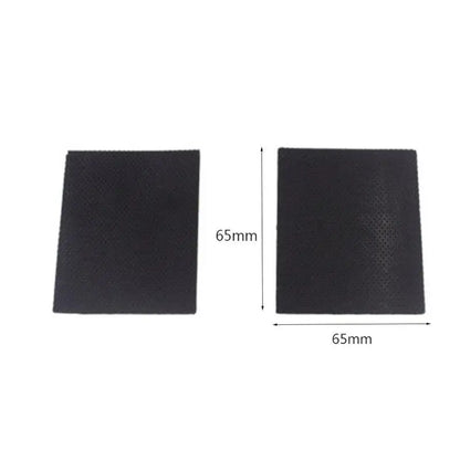 1 Pair Black Shoe Heel Protector Silent Pad High Heel Wear-resistant Sole Non-slip Stickers Self-adhesive Rubber Sticker