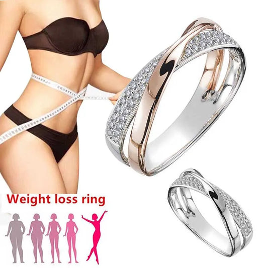 Magnetic Slimming Ring Weight Loss Health Care Fitness Jewelry Burning Weight Design Opening Therapy Lose Fashion X