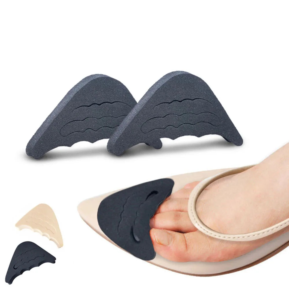 1 Pair Women High Heel Half Forefoot Insert Toe Plug Cushion Pain Relief Protector Big Shoes Toe Front Filler Adjustment Tools