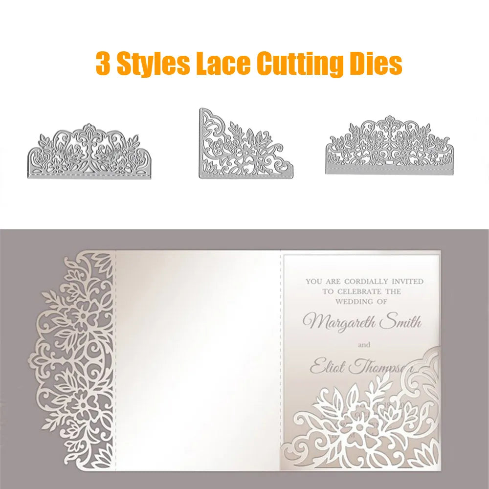Wedding Invitation Cutting Die Scrapbooking Craft Metal Die Cut for DIY Paper Cards Making Love Home Decorative 2021 Diy Arts