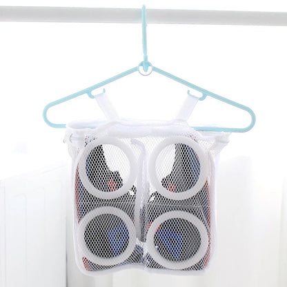 Laundry Shoes bag Protective Underwear Bra Mesh Wash Organizer storage bag  Home Washing Dry Shoe Zipper Laundry Bags 3 Colors