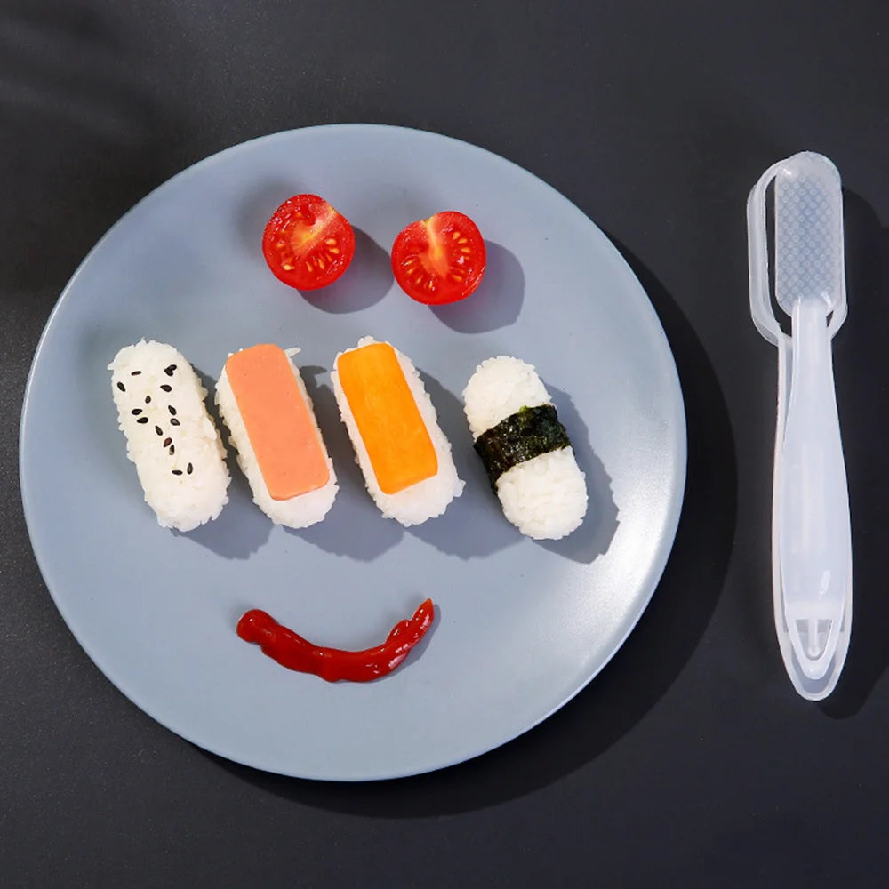 Sushi Mold Onigiri Rice Ball Maker Warship Sushi Mold Bento Oval Rice Ball Making Breakfast Kitchen Tools Easy Sushi Kit