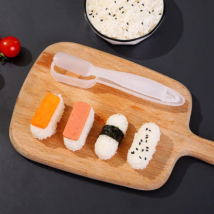 Sushi Mold Onigiri Rice Ball Maker Warship Sushi Mold Bento Oval Rice Ball Making Breakfast Kitchen Tools Easy Sushi Kit