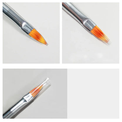 1pcs Nail Art Brush Gel Brush for Nail Art Ombre Soft Gradient Brush for Manicure Nail Polish Drawing Painting UV Gel Decor Pen