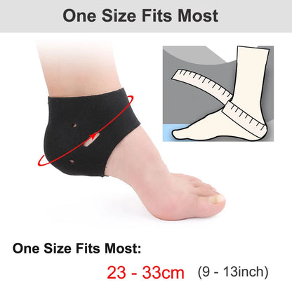 1Pair Compression Plantar Fasciitis Sleeve Socks Support Protective Ankle Heel Reduce Pressure on Heel Relief Heel Pain