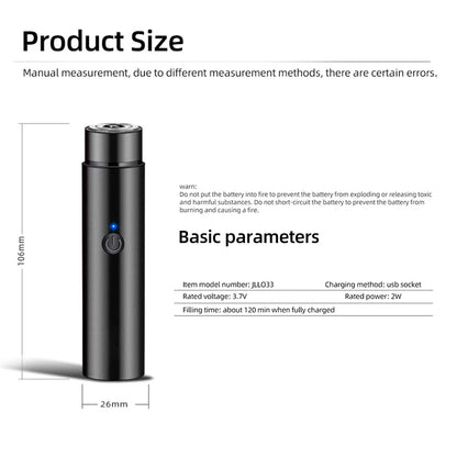 New Mini Electric Shaver Razors Travel Shaving Men Portable Machine Long-Lasting Battery Life Man Shavers Beard Trimmer Men's