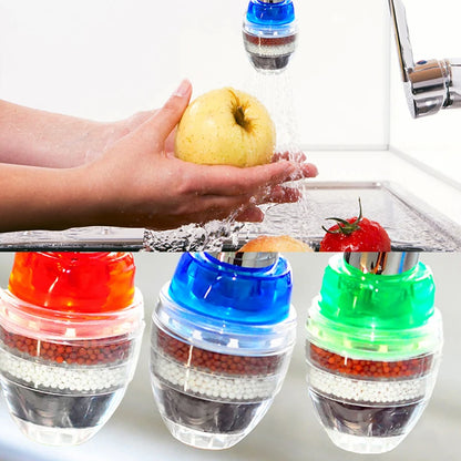 5 Layers Water Filter Home Kitchen Tap Water Purifier Filter Activated Carbon Faucet Filtration Accesories Purification Tool