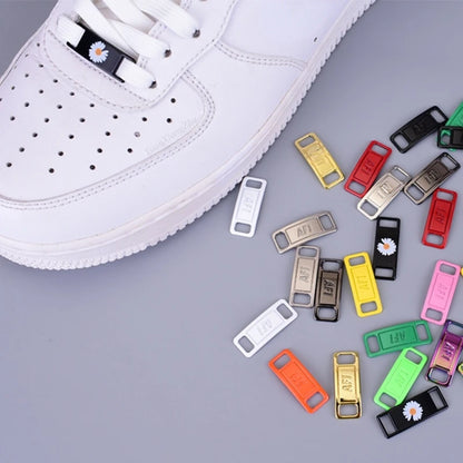 Shoelace Buckle Metal Shoelaces AF1 Shoelaces Buckle Accessories Metal Lace Lock DIY Sneaker Kit Metal Lace Air Force One Buckle