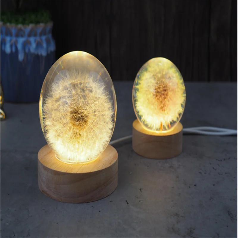 DIY Silicone Epoxy Resin Mold Round Ball Night Light Silicone Mold LED Night Light Lamp Holder Bottle Silicone Mold Hand-made