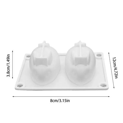 Silicone Bunny Mold DIY Lop Ear Rabbit Fondant Aromatherapy Plaster Mold Easter Home Candy Chocolate Decoration Easter Gifts new