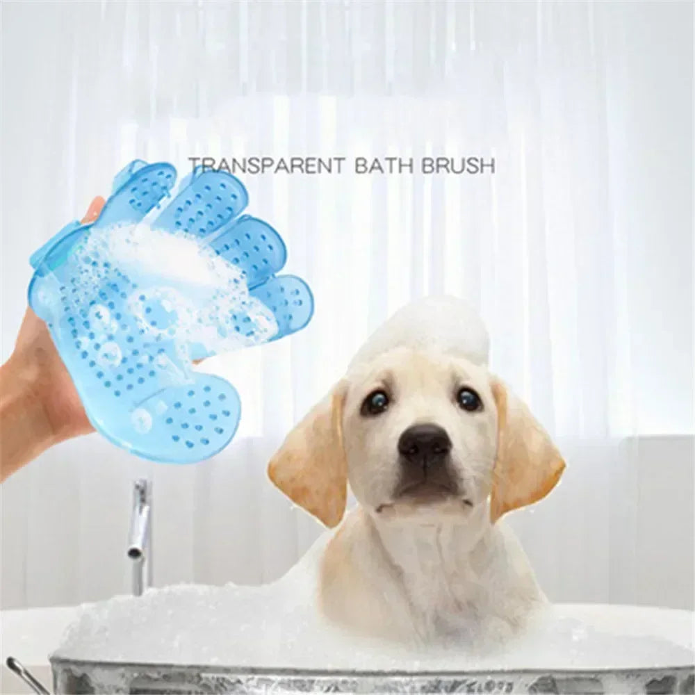 Cat and Dog Grooming Gloves, Pet Brush, Hair Removal, Comb, Massage, Five Fingers, Cleaning