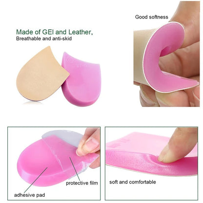 Tcare X/O Legs Orthopedic Shoes Insoles Silicone Gel Arch Support Pad for Women Flat Foot Orthotic Inserts Pain Relief High Heel