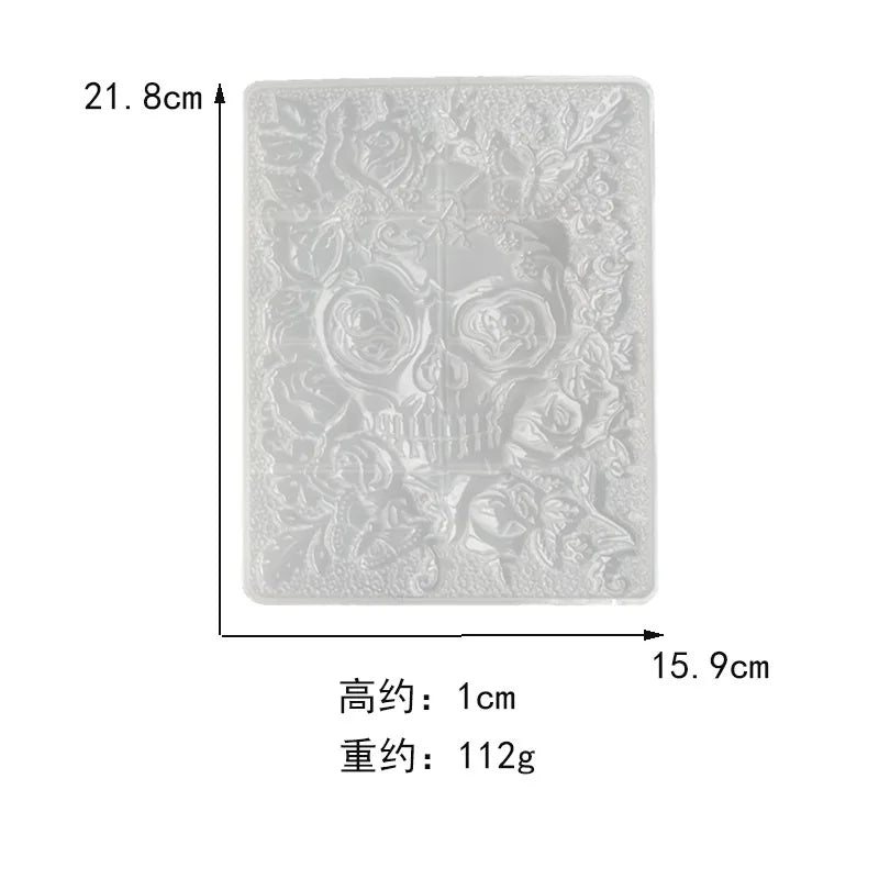 A7/A6/A5 Notebook Shape Silicone Mold DIY Resin Book Mold Crystal Epoxy Silicome Mold Transparent Book A7 Silicone Mold