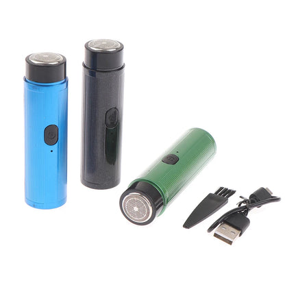 Portable Mini Electric Shaver Washable Beard Trimmer Men Shaver Razor USB Travel