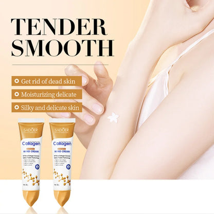 Collagen Anti-wrinkle Removal Hand Cream Moisturizing Nourish Whitening Exfoliating Calluses Gel Anti-Aging Crack Repair 30G