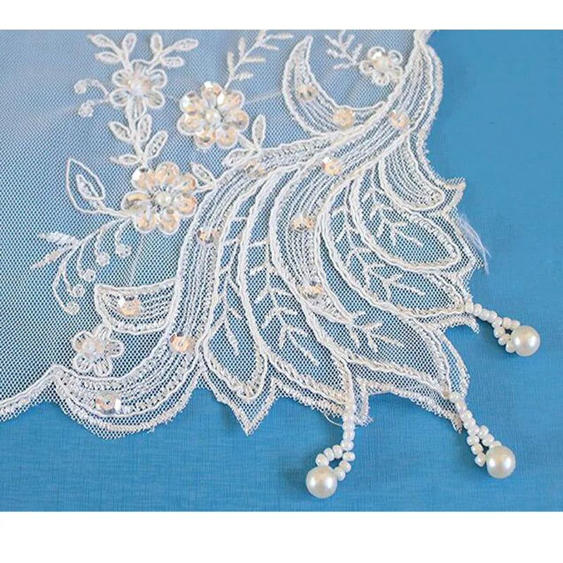 NEW mesh beads Christmas Flower embroidery table place mat cloth pad cup coaster dish dining placemat kitchen Coffee tea doily