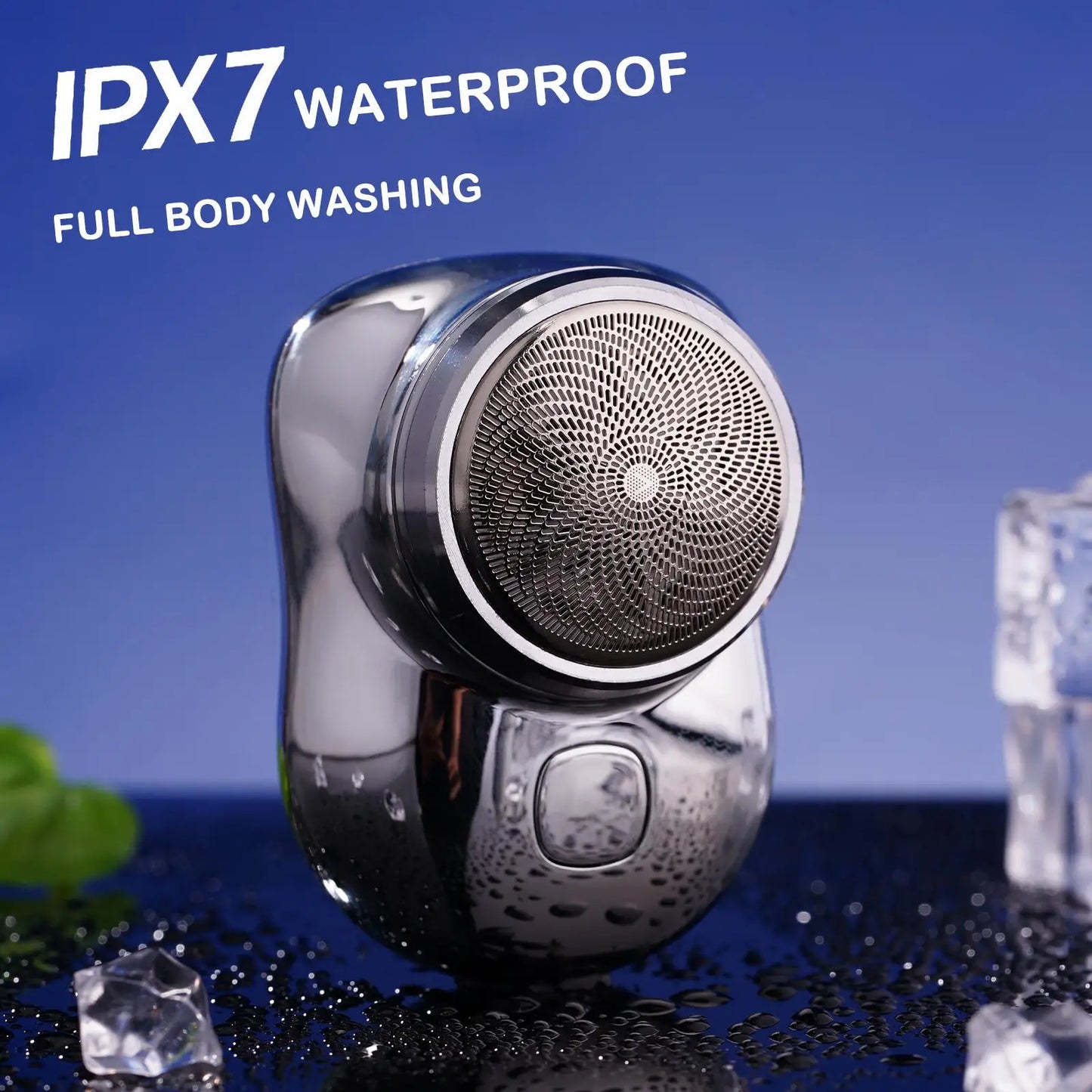 Mini Portable Electric Shaver IPX7 Waterproof Wet Dry Double Use Type-c Fast Charging Pocket Beard Trimmer Easy Use For Travel