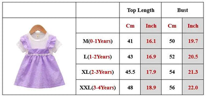 Princess Dress Baby Girl Clothes Flower Print Short Sleeve Summer Kid Dress Toddler Outfit Infant Outerwear Children A1026