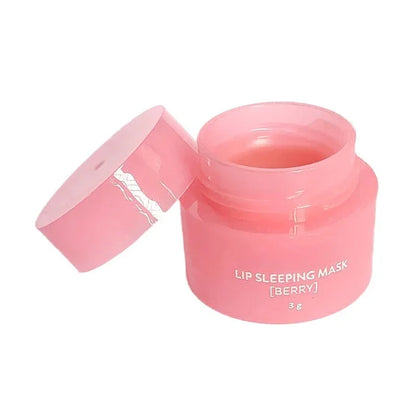 Korea lips care lip sleep mask night sleep hydrated maintenance lip balm pink lips whitening cream nourish protect