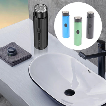 Portable Mini Electric Shaver Washable Beard Trimmer Men Shaver Razor USB Travel