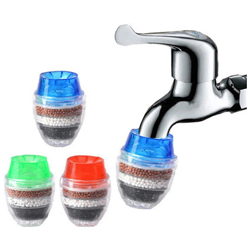 5 Layers Water Filter Home Kitchen Tap Water Purifier Filter Activated Carbon Faucet Filtration Accesories Purification Tool