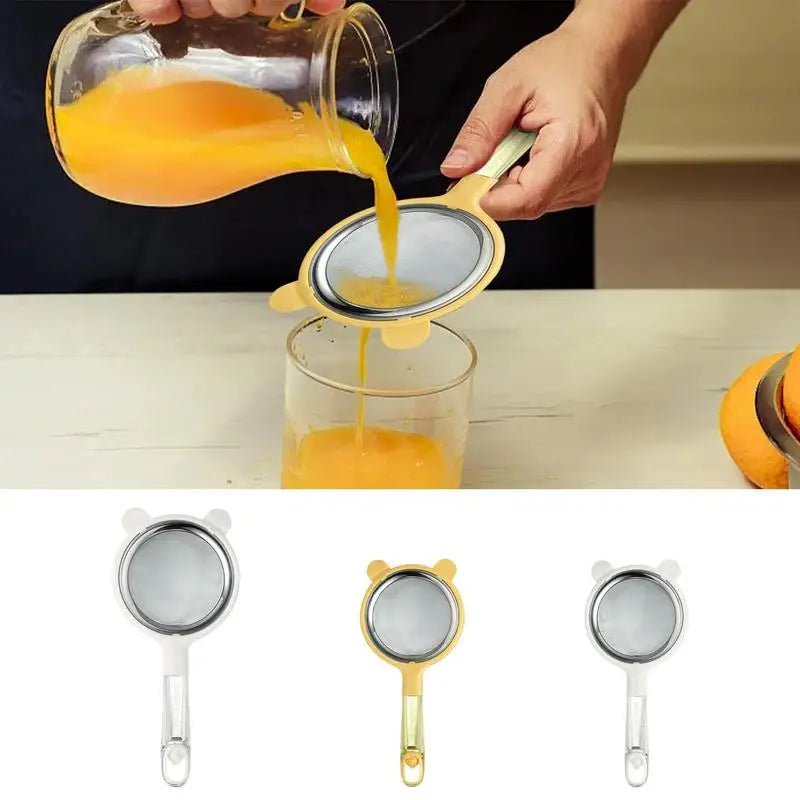 soy milk filter Kitchen Nut Milk Filter Ultra-fine Mesh Strainer Reusable Nylon Mesh Filter Spoon For Soy Milk Coffee Yogurt