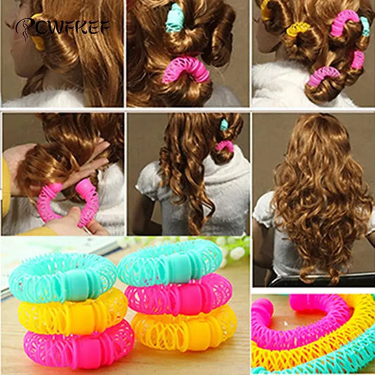 New Fashion Magic Hair Curler Spiral Curls Roller Donuts Curl Hair Styling Tool Hair Accessories