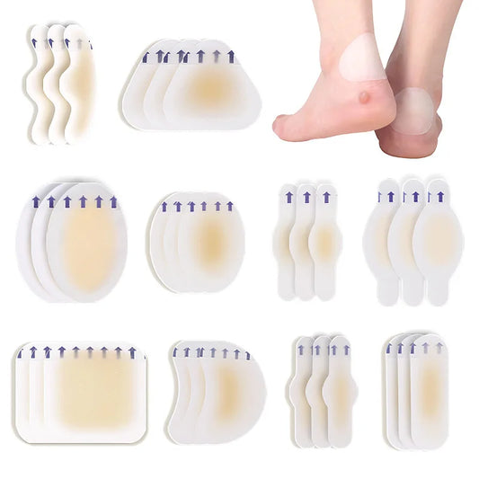 1PCS Gel Heel Protector Shoes Stickers Foot Patches Adhesive Blister Pads Hydrocolloid Heel Liner Pain Relief Plaster Foot Care