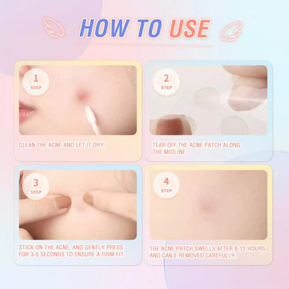 Daily/Night Skin Care Acne Patch Tea Tree Oil Acne Remover Acne Pimple Patch Invisible Acne Treatment Patches Korean Cosmetic