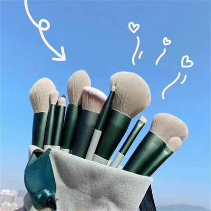 1~9PCS Makeup Brushes Set Eye Shadow Foundation Women Cosmetic Brush Eyeshadow Blush Beauty Soft Make Up Tools