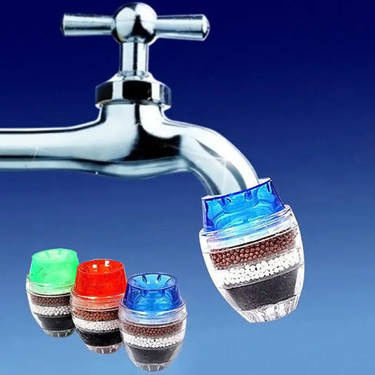5 Layers Water Filter Home Kitchen Tap Water Purifier Filter Activated Carbon Faucet Filtration Accesories Purification Tool