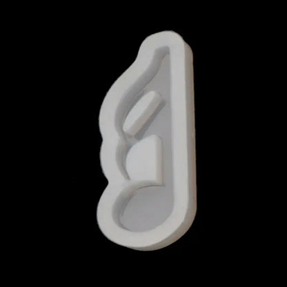 652F Shiny Glossy Little Tree Rabbit Keychain Silicone Epoxy Resin Mold DIY for Cat  Pendant Jewelry for Birthday Gift C