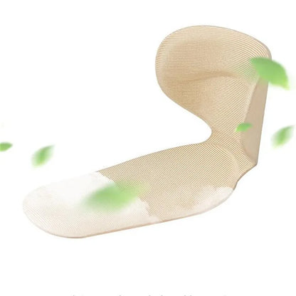 2pcs T-Shape Shoe Heel Insoles Foot Heel Pad Sports Shoes Adjustable Antiwear Feet Inserts Insoles Heel Protector Sticker Insole