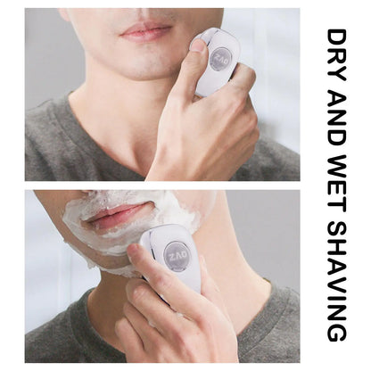 Mini Portable Electric Shaver IPX7 Waterproof Wet Dry Double Use Type-c Fast Charging Pocket Beard Trimmer Easy Use For Travel