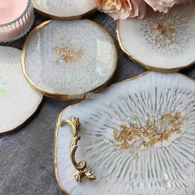 Metallic Pen Gold Silver Epoxy Resin Mold Drawing Pen Acrylic Paint DIY Silicone Mold Highlight Permanent Marker Handmade