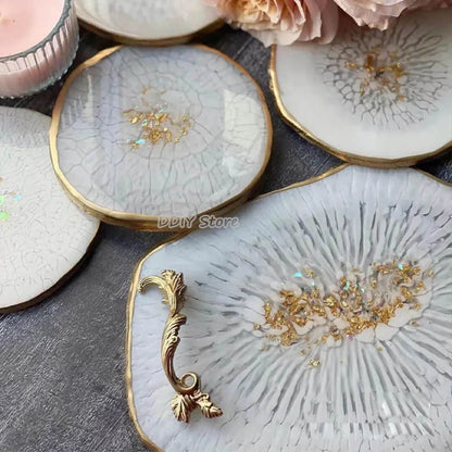 Metallic Pen Gold Silver Epoxy Resin Mold Drawing Pen Acrylic Paint DIY Silicone Mold Highlight Permanent Marker Handmade